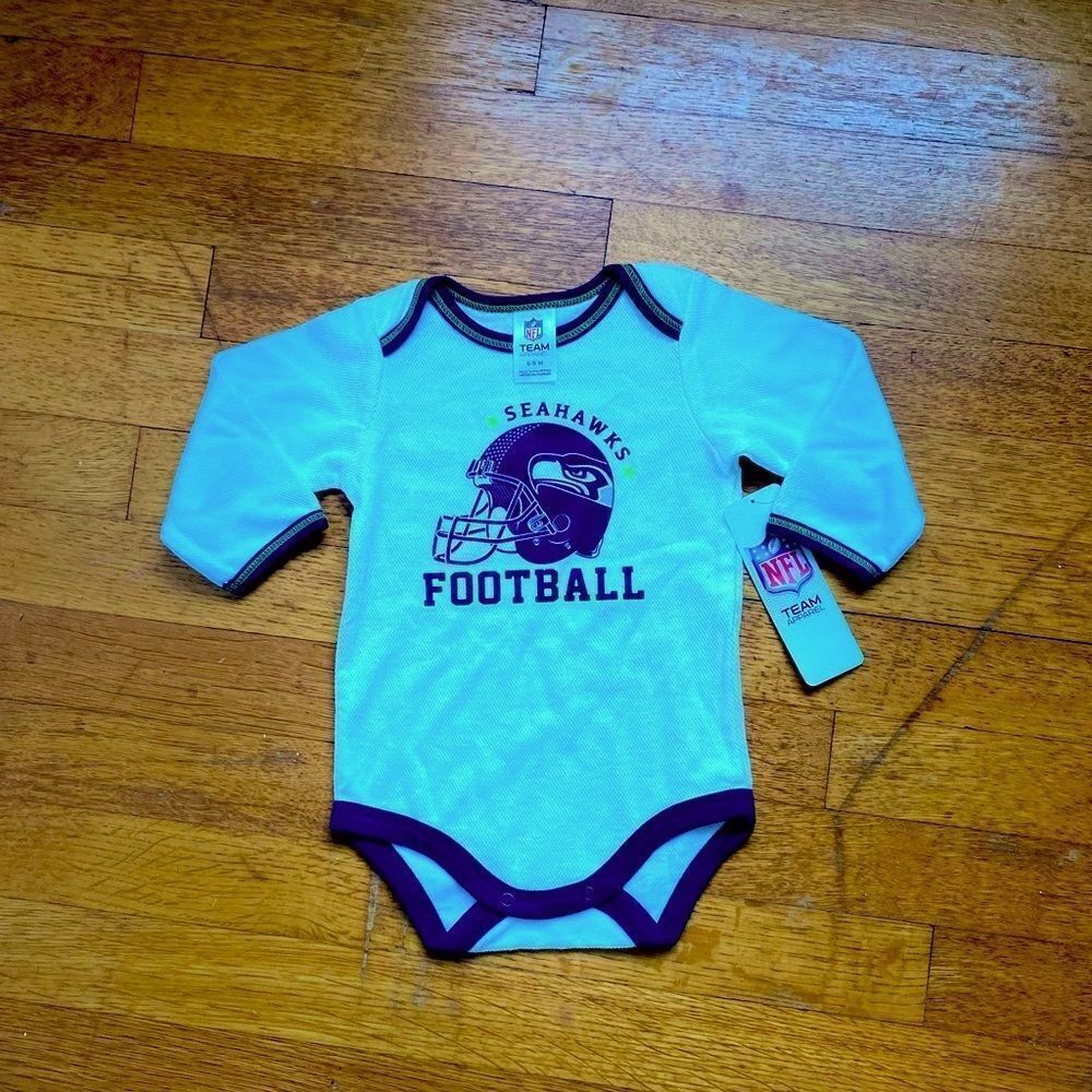 2/$22 Baby Seahawks Onesie
